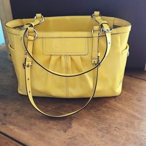 Coach Patent Leather Shoulder Bag